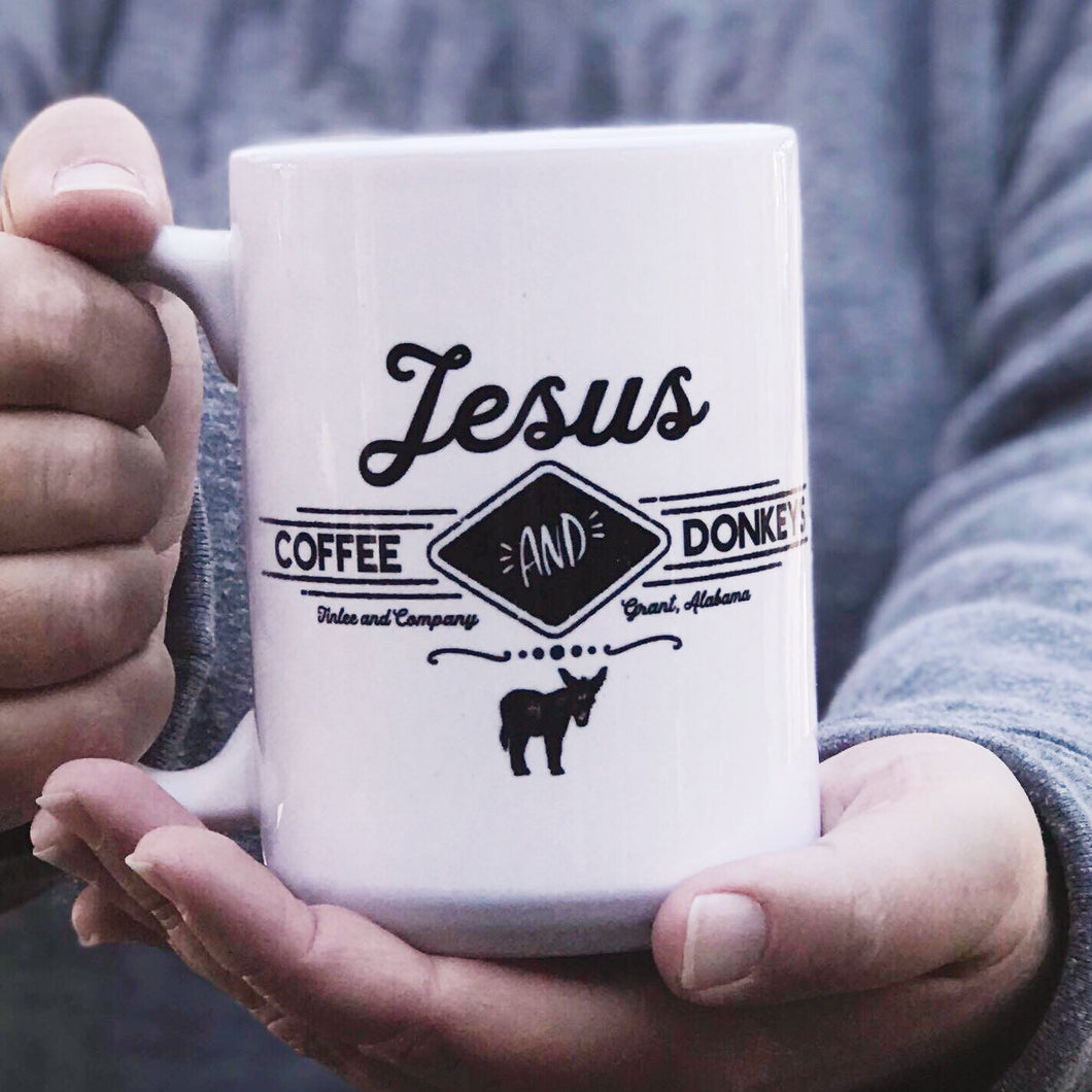 Jesus, Coffee & Donkeys Mug