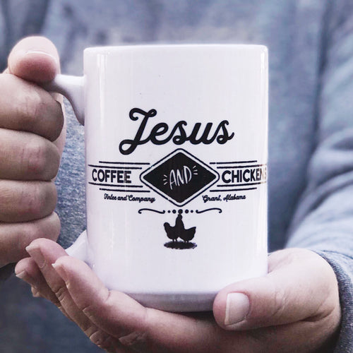 Jesus, Coffee & Chickens Mug