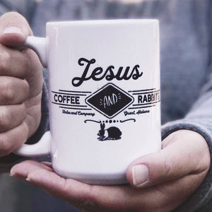 Jesus, Coffee & Rabbits Mug