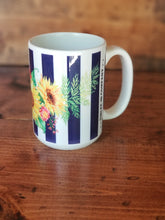 Striped Sunflower Mug