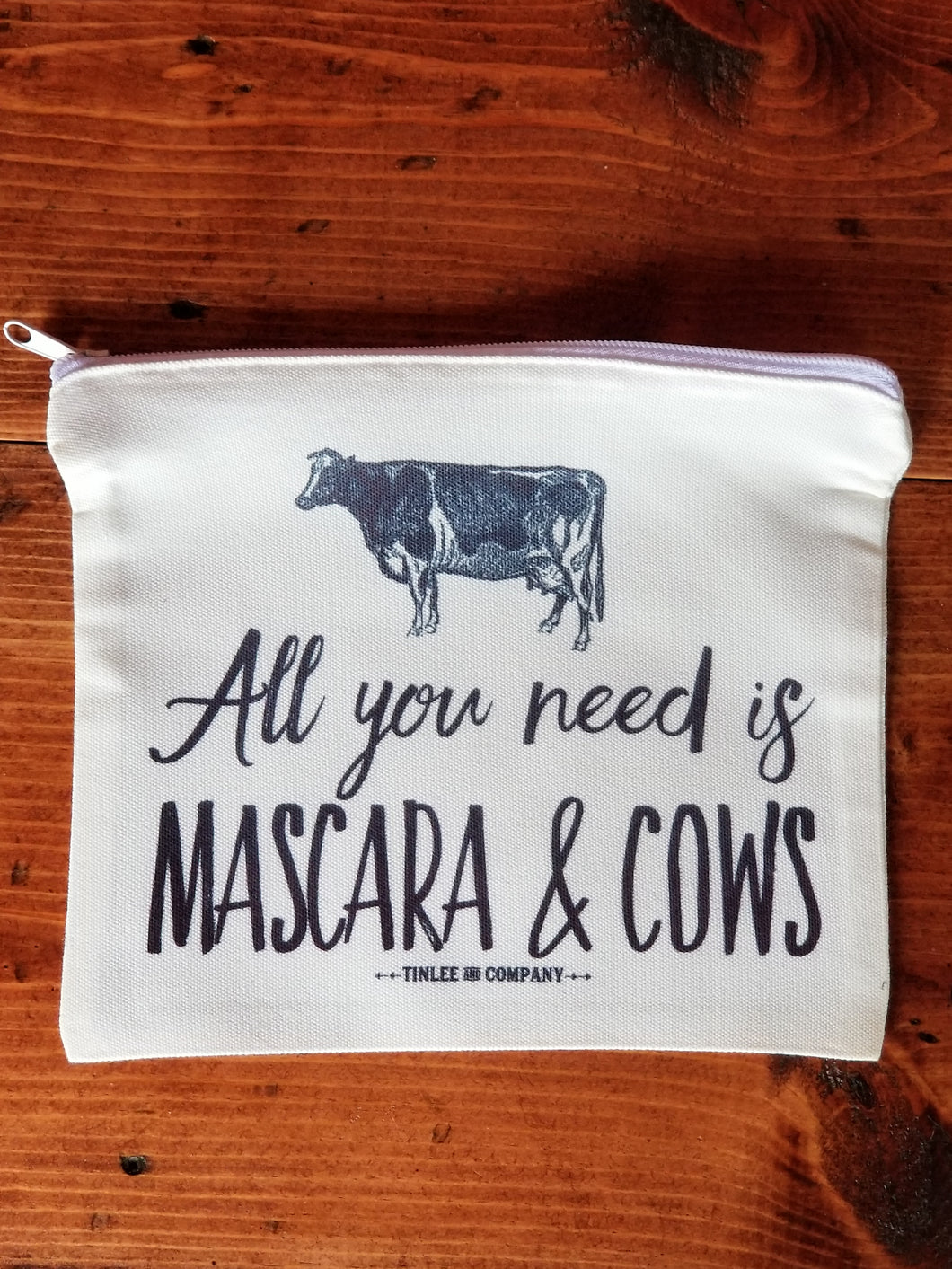 Mascara & Cows Makeup Bag