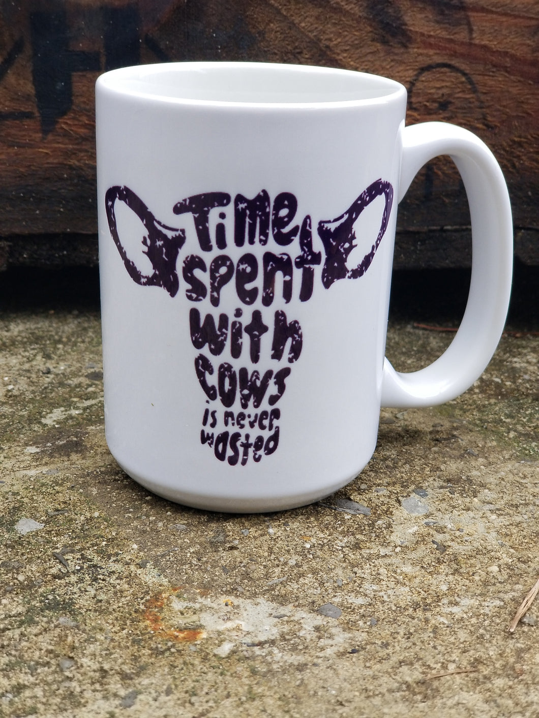 Time Spent with Cows Mug