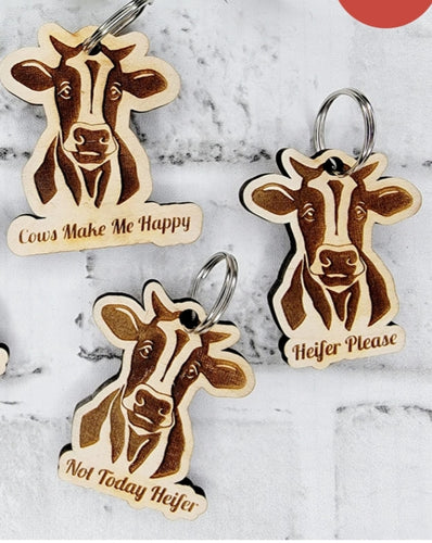 Heifer Key Chain