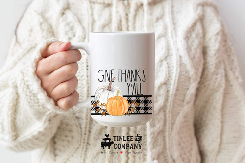 Give Thanks Y'all Mug