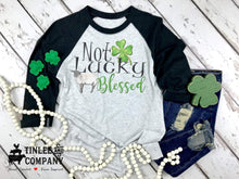 Not Lucky Blessed Raglan