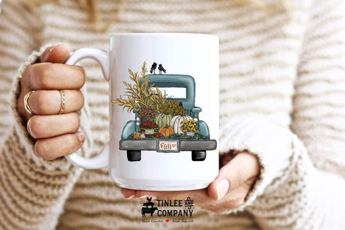 Fall Pumpkin Truck Mug